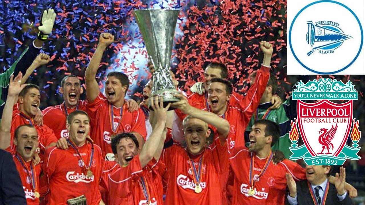 LIVERPOOL VS ALAVES 5 - 4 ||| UNMISSABLE UEFA CUP FINAL 2001 EXTRA TIME  GOLDEN GOAL WINNER - YouTube